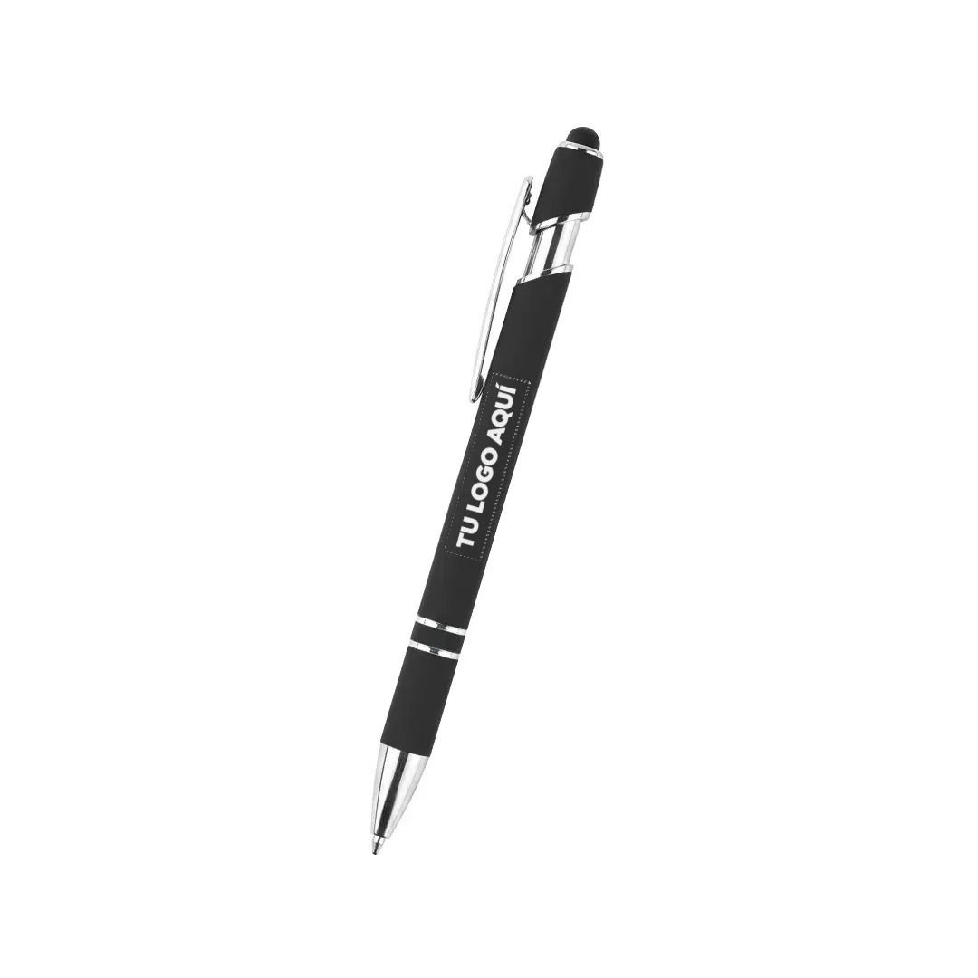 Bolígrafo Metálico Negro - personalizable con tu logo