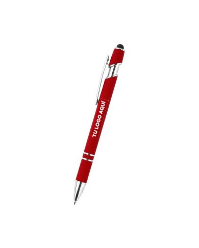 Boligrafo Metalico Roma Rojo - personalizable con tu logo