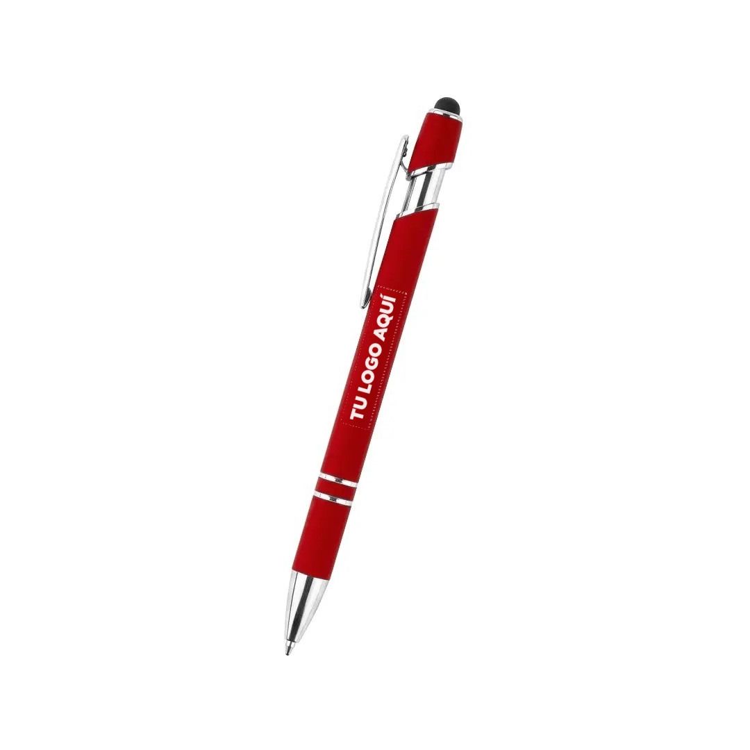 Bolígrafo Metálico Rojo - personalizable con tu logo