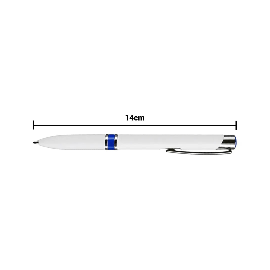 Boligrafo Artic Blanco Con Azul