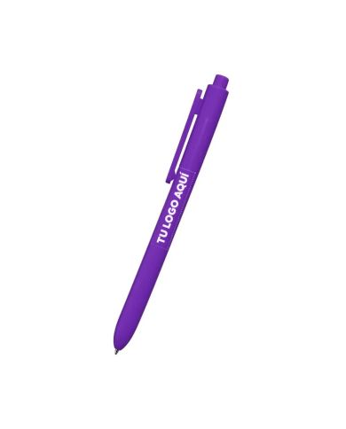 Boligrafo Orbit Morado - personalizable con tu logo