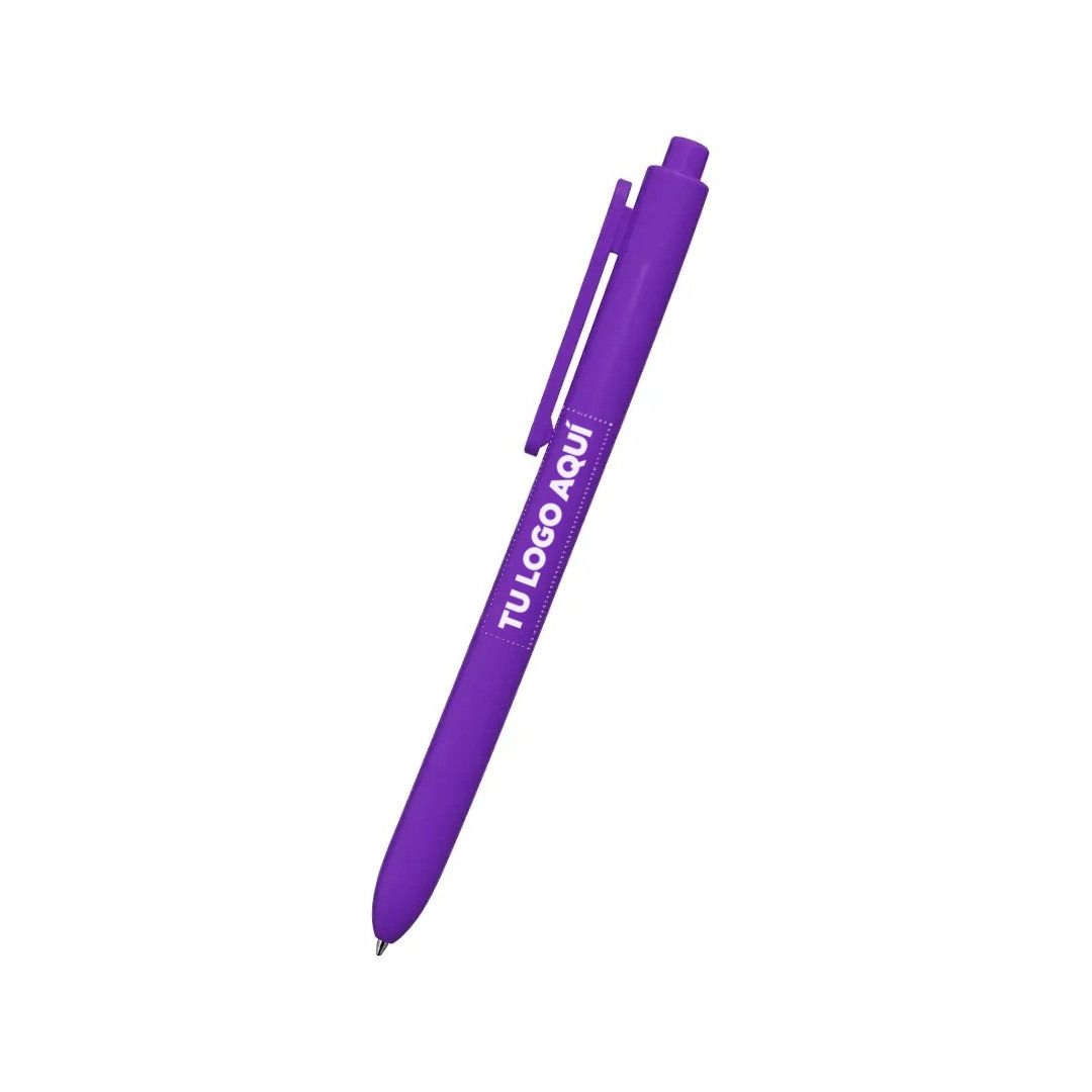 Boligrafo Orbit Morado - personalizable con tu logo