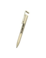 Boligrafo Portacelular Wheat Beige - personalizable con tu logo