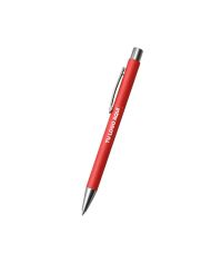 Boligrafo Rubber Clasica Color Rojo - personalizable con tu logo