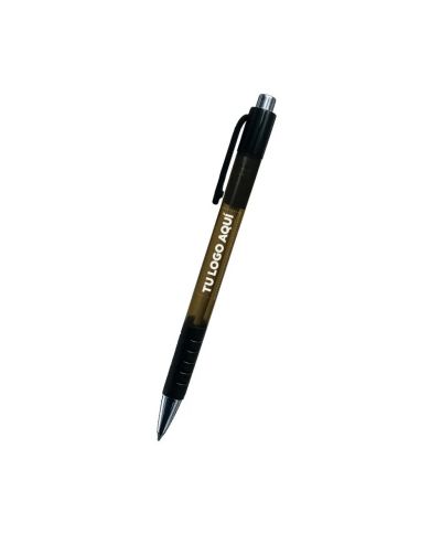 Boligrafo Skay Negro Traslucido - personalizable con tu logo