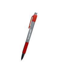 Bolígrafo Plateado Con Rojo - personalizable con tu logo