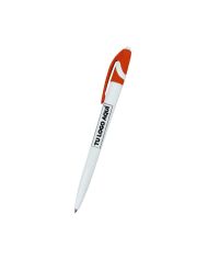 Boligrafo Space Blanco Con Rojo - personalizable con tu logo