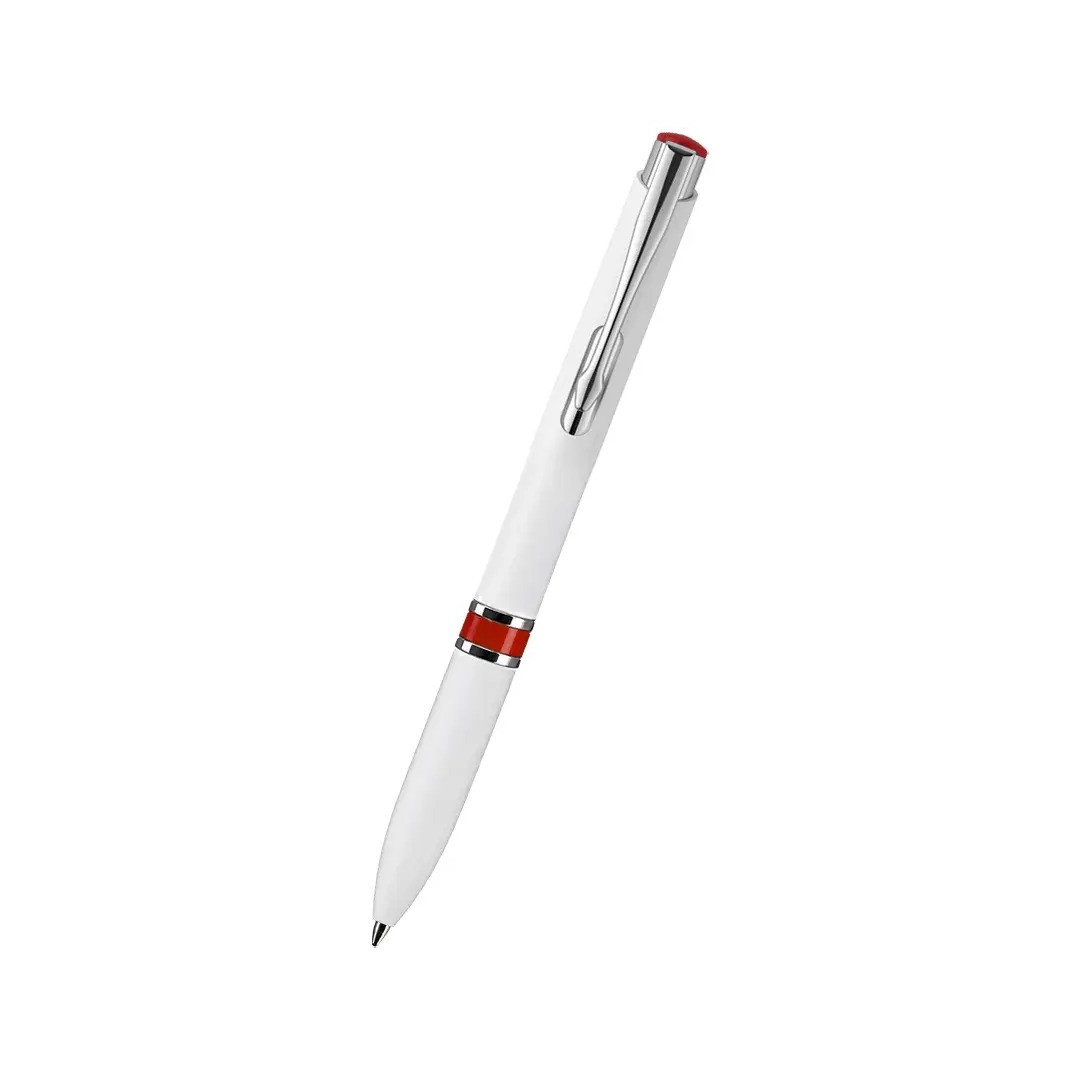 Boligrafo Artic Blanco Con Rojo