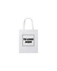 Bolso Cambrela Blanco Con Tira Cosido 30X37X10 - personalizable con tu logo