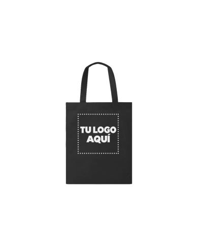 Bolso Cambrela Negro Con Tira Cosido 30X37X10 - personalizable con tu logo