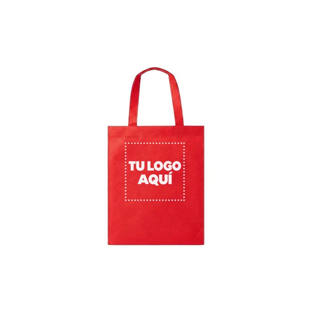 Bolso Cambrela Rojo Con Tira Cosido 30X37X10 - personalizable con tu logo
