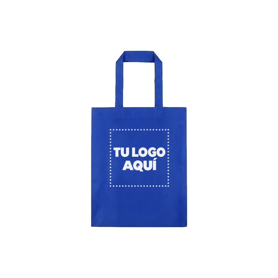 Bolso Cambrela Termosellado Color Azul 30X38X10 - personalizable con tu logo