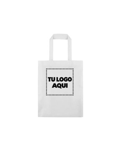Bolso Cambrela Termosellado Color Blanco 30X38X10 - personalizable con tu logo