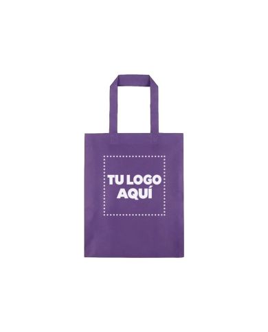 Bolso Cambrela Termosellado Color Morado 30X38X10 - personalizable con tu logo