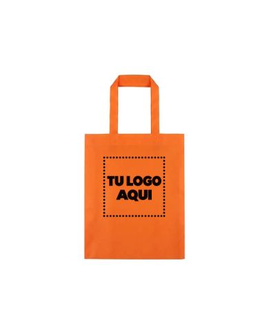 Bolso Cambrela Termosellado Color Naranja 30X38X10 - personalizable con tu logo