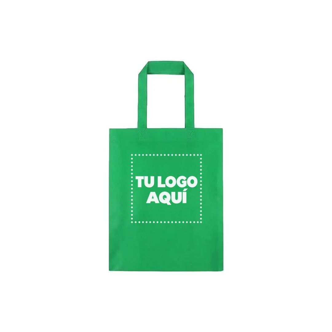 Bolso Cambrela Termosellado Color Verde 30X38X10 - personalizable con tu logo