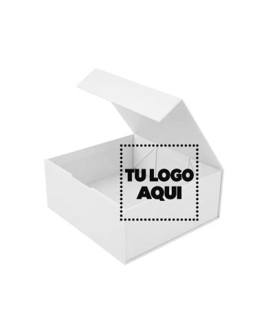 Caja Plegable Premium 2 Color Blanco - personalizable con tu logo