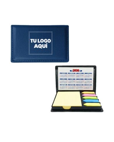 Calendar Post 2 Color Azul - personalizable con tu logo