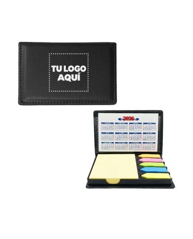 Calendar Post 2 Color Negro - personalizable con tu logo