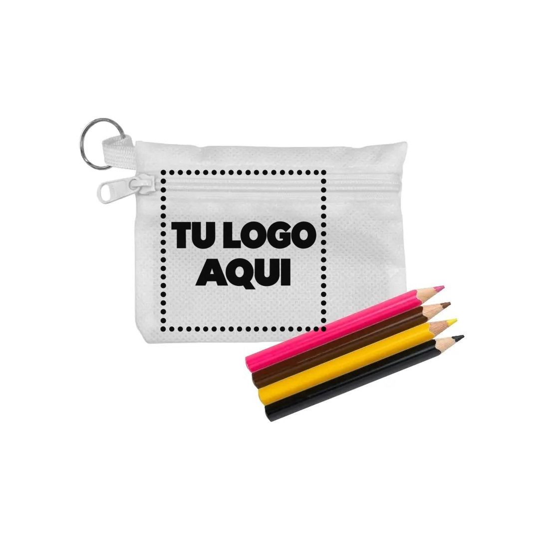 Cartuchera Con Lapices De Colores Martina 2 - personalizable con tu logo