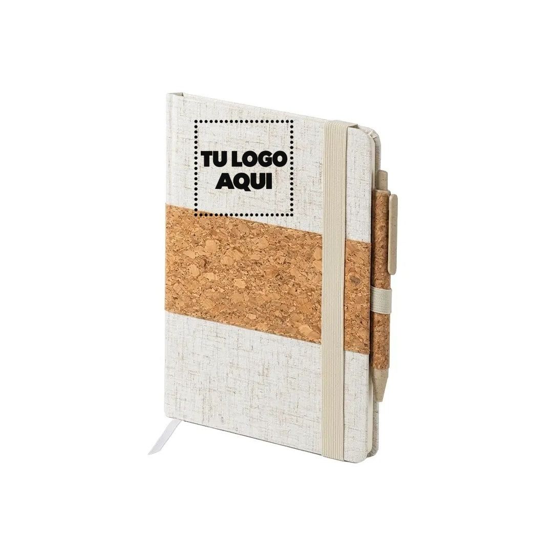 Cuaderno Dual Con Boligrafo - personalizable con tu logo