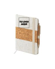 Cuaderno Dual Con Boligrafo - personalizable con tu logo