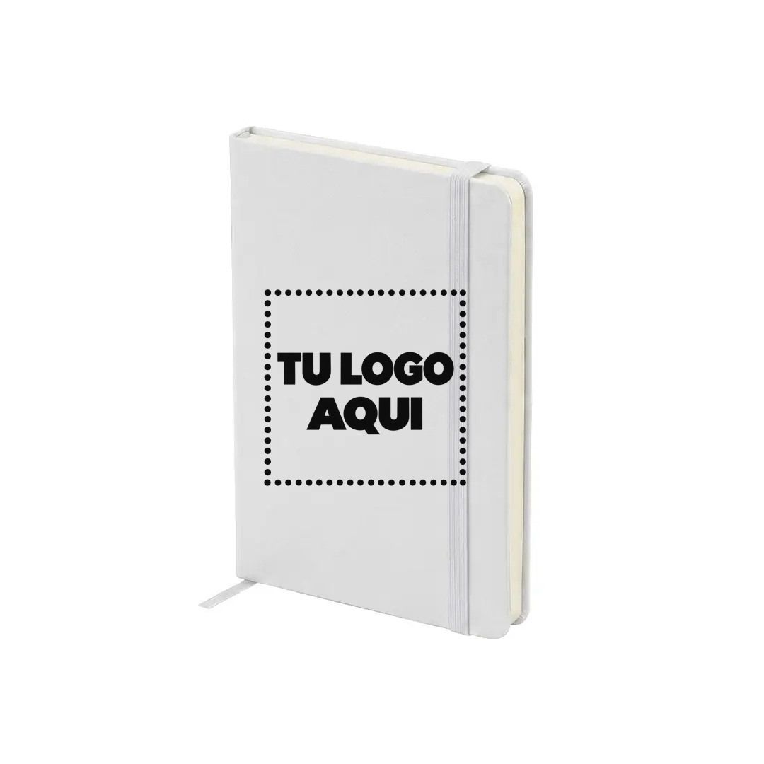 Cuaderno Blanco - personalizable con tu logo