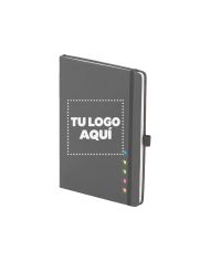 Cuaderno Con Post-it Y Notas Color Gris - personalizable con tu logo