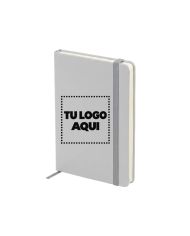 Cuaderno London Plateado - personalizable con tu logo