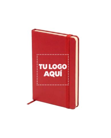 Cuaderno London Rojo - personalizable con tu logo