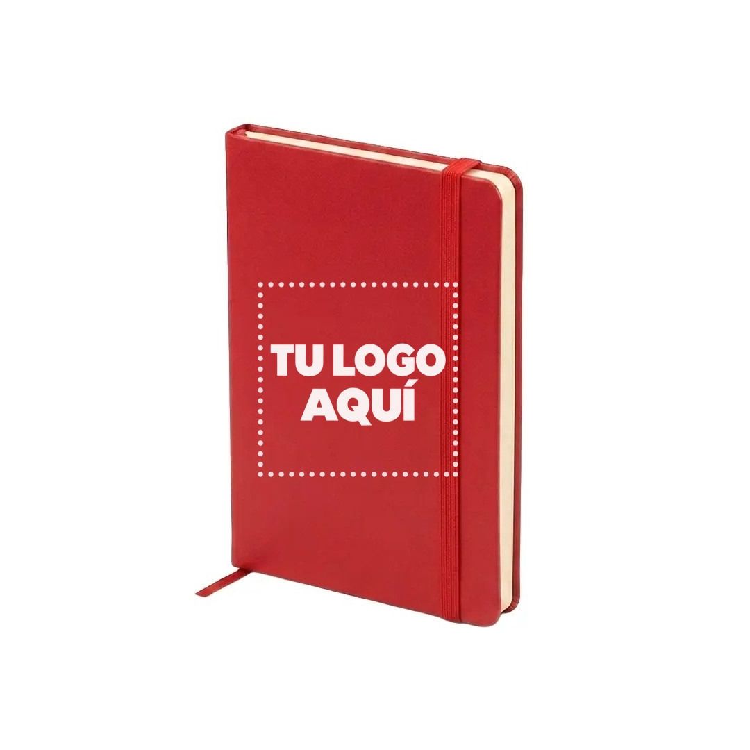 Cuaderno London Rojo - personalizable con tu logo