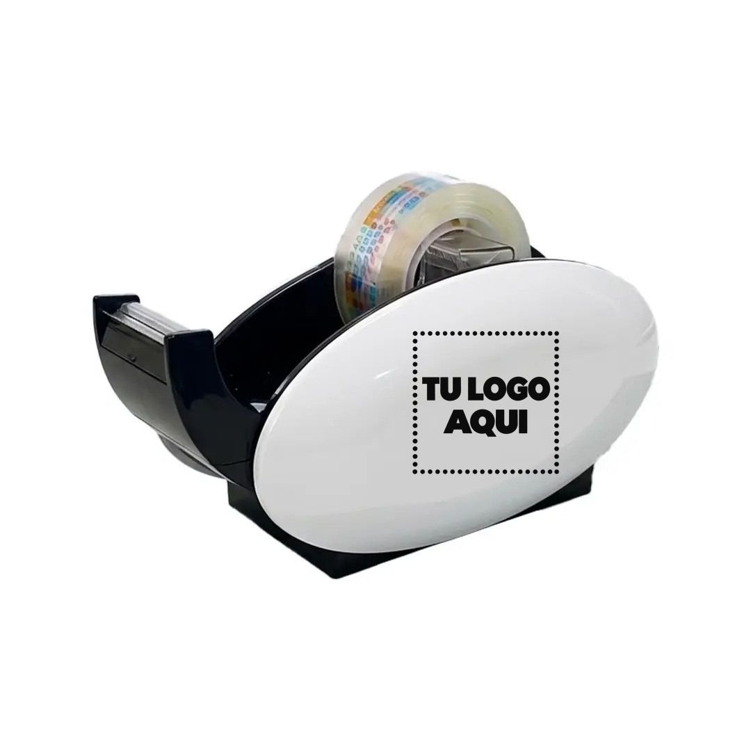 Dispensador De Cinta Blanco - personalizable con tu logo