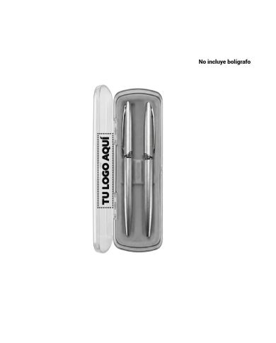 Estuche Para Boligrafo Transparente Doble Servicio - personalizable con tu logo