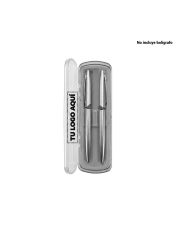 Estuche Para Boligrafo Transparente Doble Servicio - personalizable con tu logo