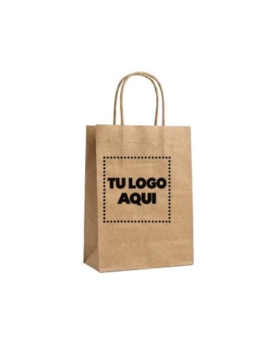 Funda De Papel Kraft Grande - personalizable con tu logo