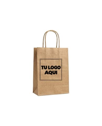Funda De Papel Kraft Mediana - personalizable con tu logo