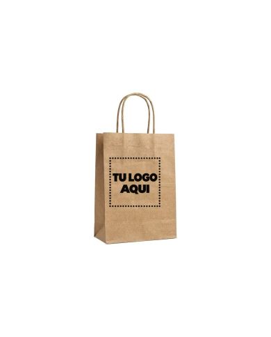 Funda De Papel Kraft Pequeña - personalizable con tu logo