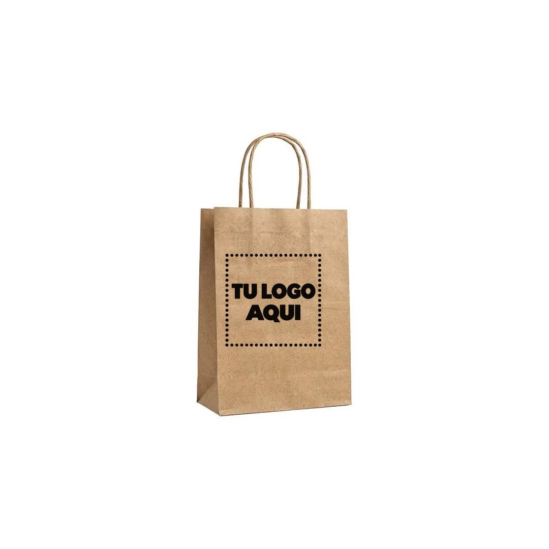 Funda De Papel Kraft Pequeña - personalizable con tu logo