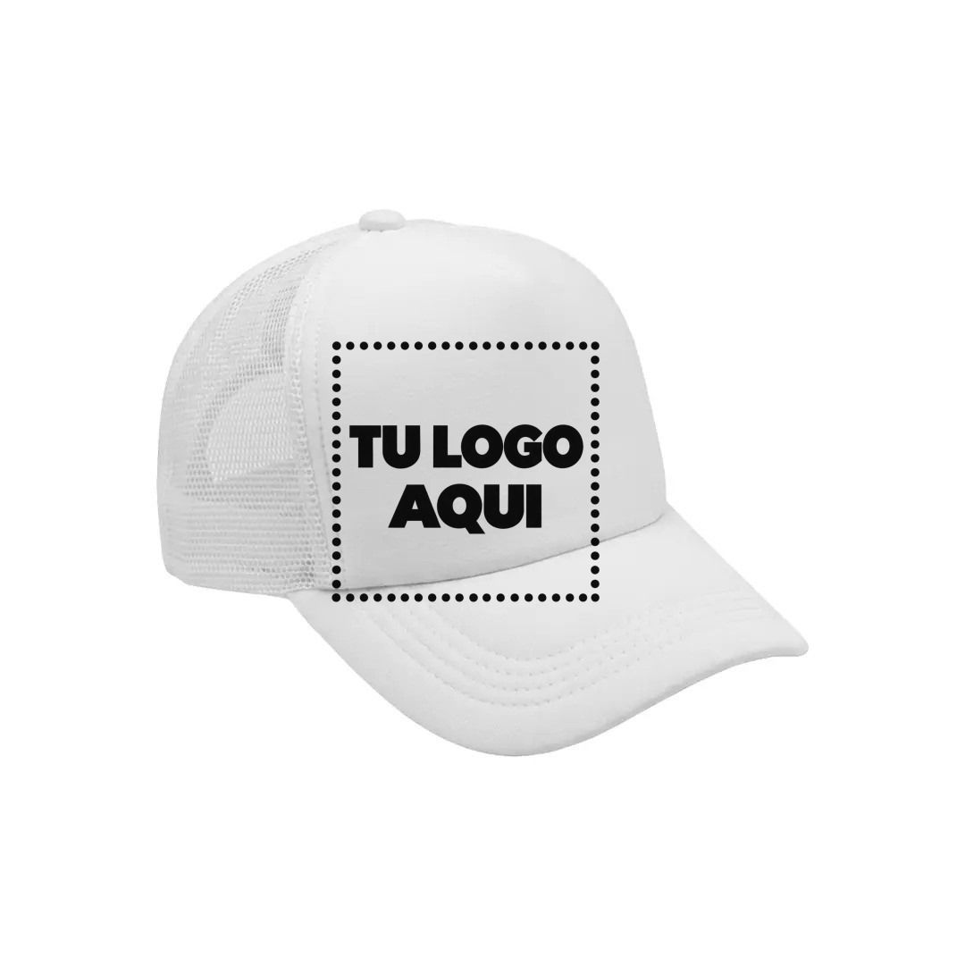 Gorra Camionera Premium Blanco - personalizable con tu logo