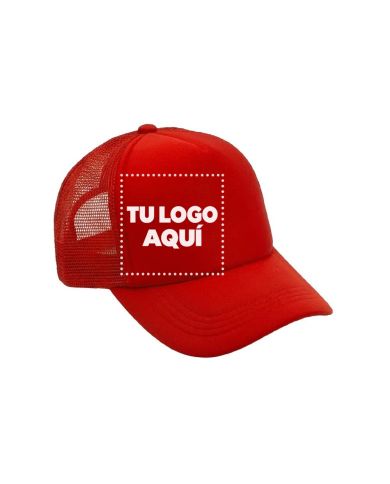 Gorra Camionera Premium Rojo - personalizable con tu logo