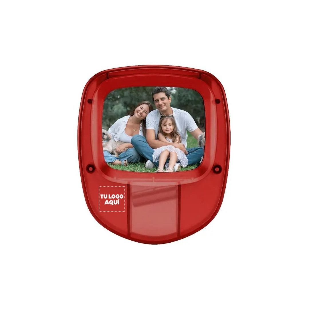 Imantado Premium Portarretrato Y Porta Notas Rojo - personalizable con tu logo