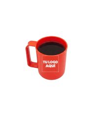 Jarro Plastico Rojo Solido 250Ml - personalizable con tu logo