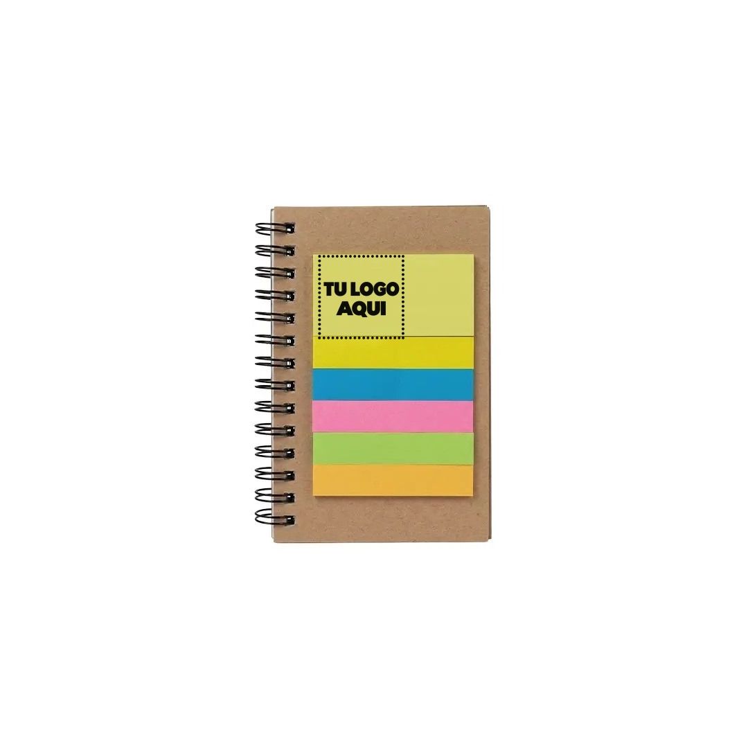 Libreta Ecologica Note Con Post It - personalizable con tu logo