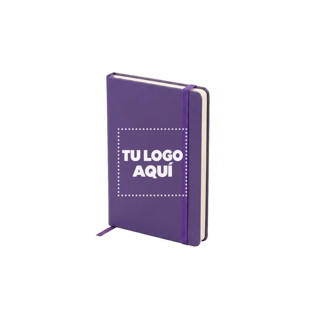 Libreta Morada - personalizable con tu logo