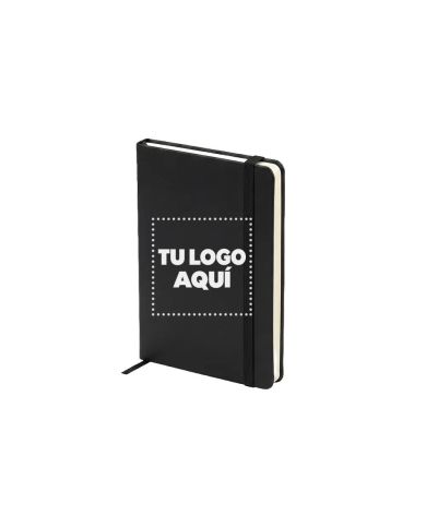 Libreta London Negro - personalizable con tu logo
