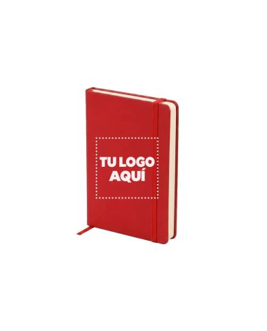 Libreta London Rojo - personalizable con tu logo