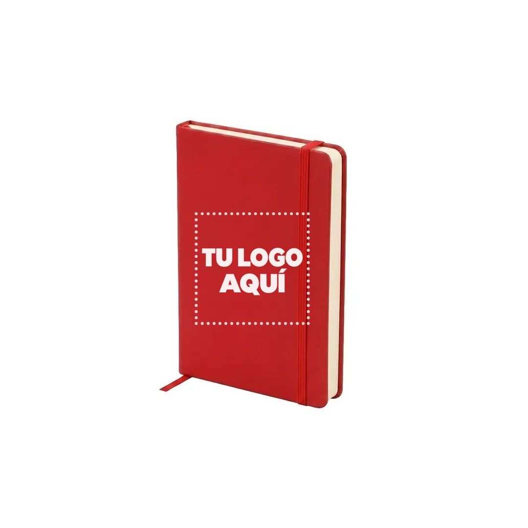 Libreta London Rojo - personalizable con tu logo