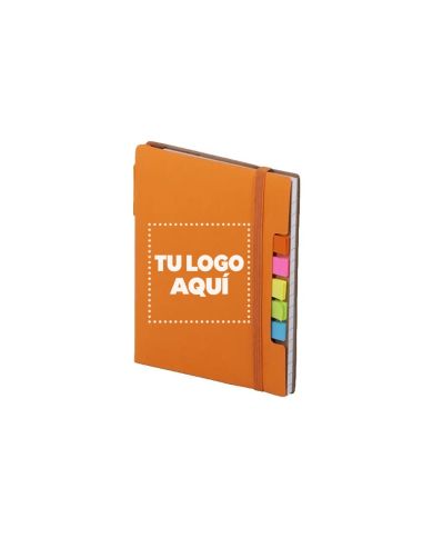 Libreta Natura Naranja - personalizable con tu logo
