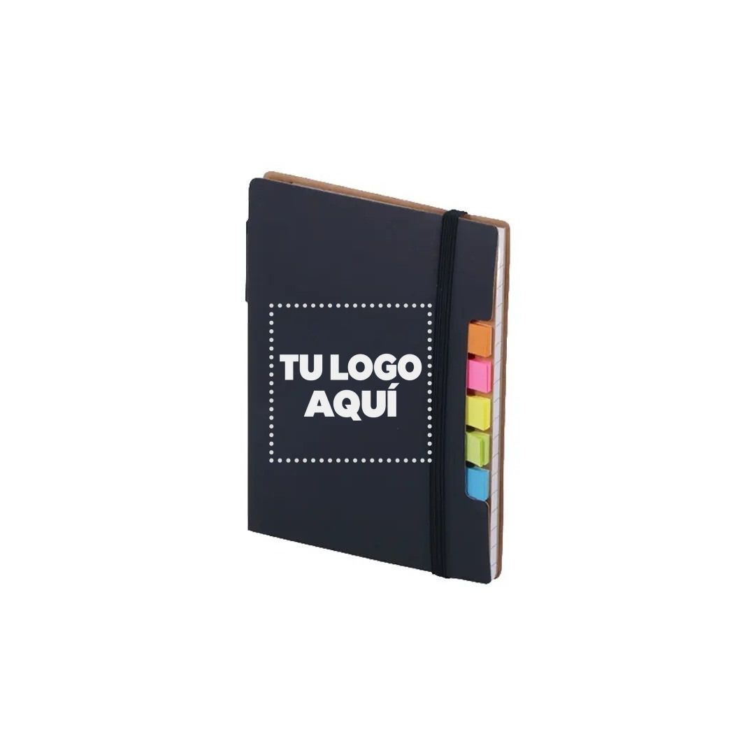 Libreta Natura Negro - personalizable con tu logo