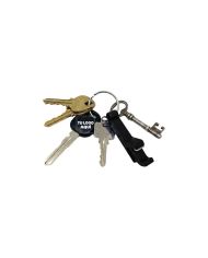 Llavero Destapador Fiesta Negro - personalizable con tu logo